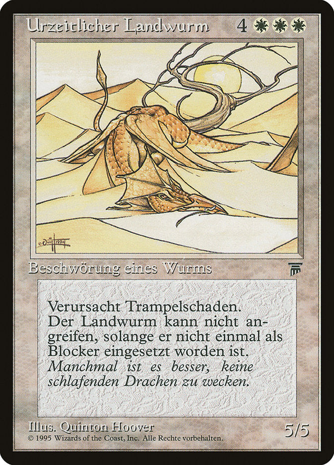 Elder Land Wurm (German) - "Urzeitlicher Landwurm" [Renaissance] | Pandora's Boox