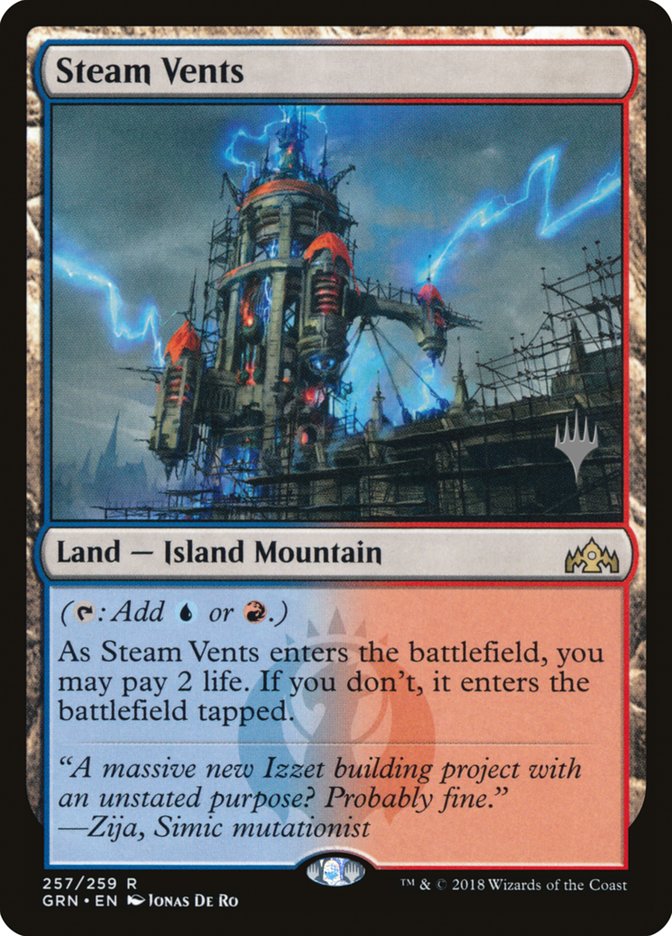Steam Vents (Promo Pack) [Guilds of Ravnica Promos] | Pandora's Boox
