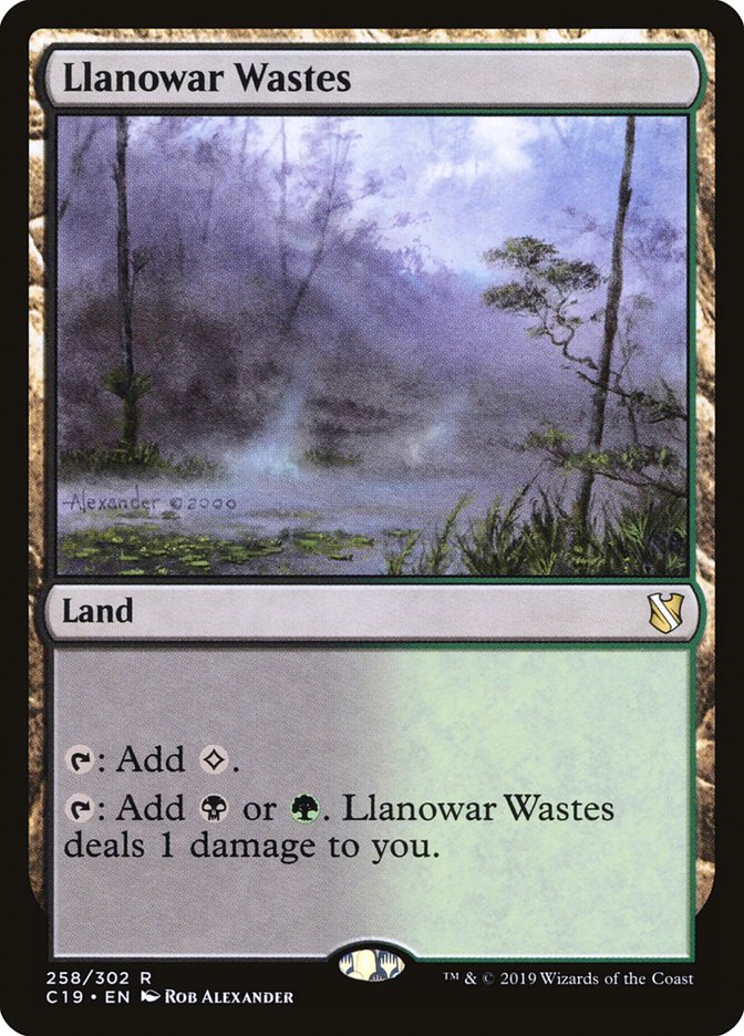 Llanowar Wastes [Commander 2019] | Pandora's Boox