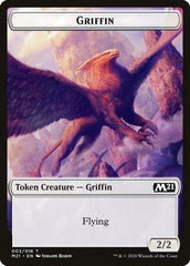 Dog // Griffin Double-Sided Token [Core Set 2021 Tokens] | Pandora's Boox