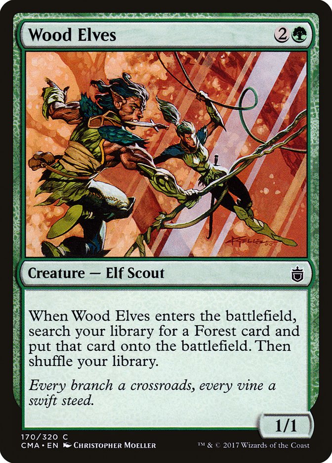 Wood Elves [Commander Anthology] | Pandora's Boox