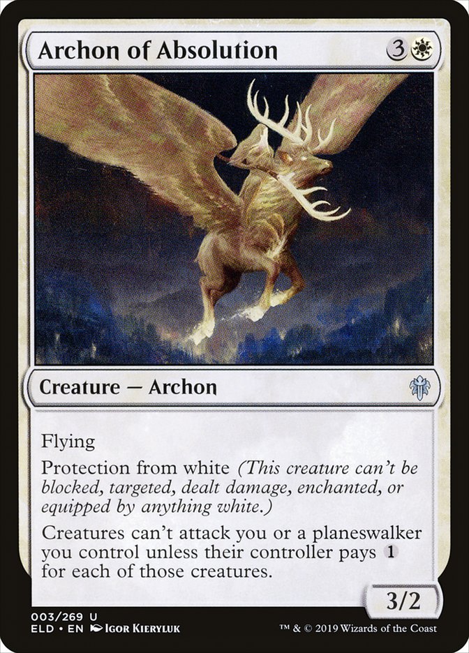 Archon of Absolution [Throne of Eldraine] | Pandora's Boox