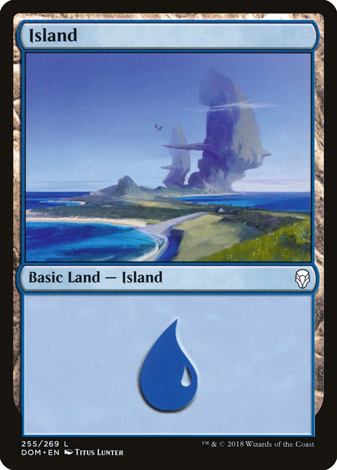 Island (255) [Dominaria] | Pandora's Boox
