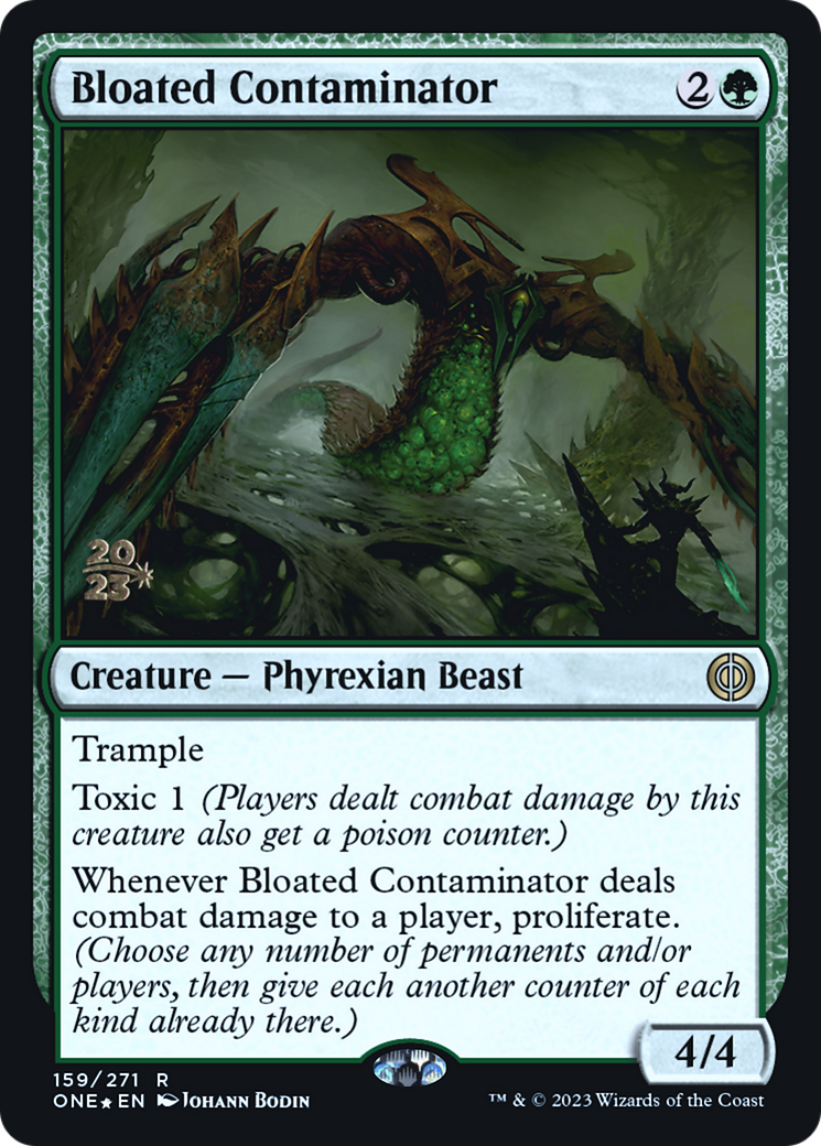 Bloated Contaminator [Phyrexia: All Will Be One Prerelease Promos] | Pandora's Boox