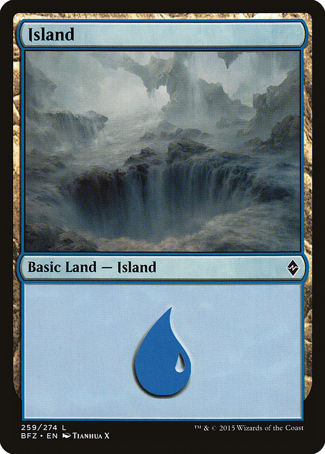 Island (259) [Battle for Zendikar] | Pandora's Boox