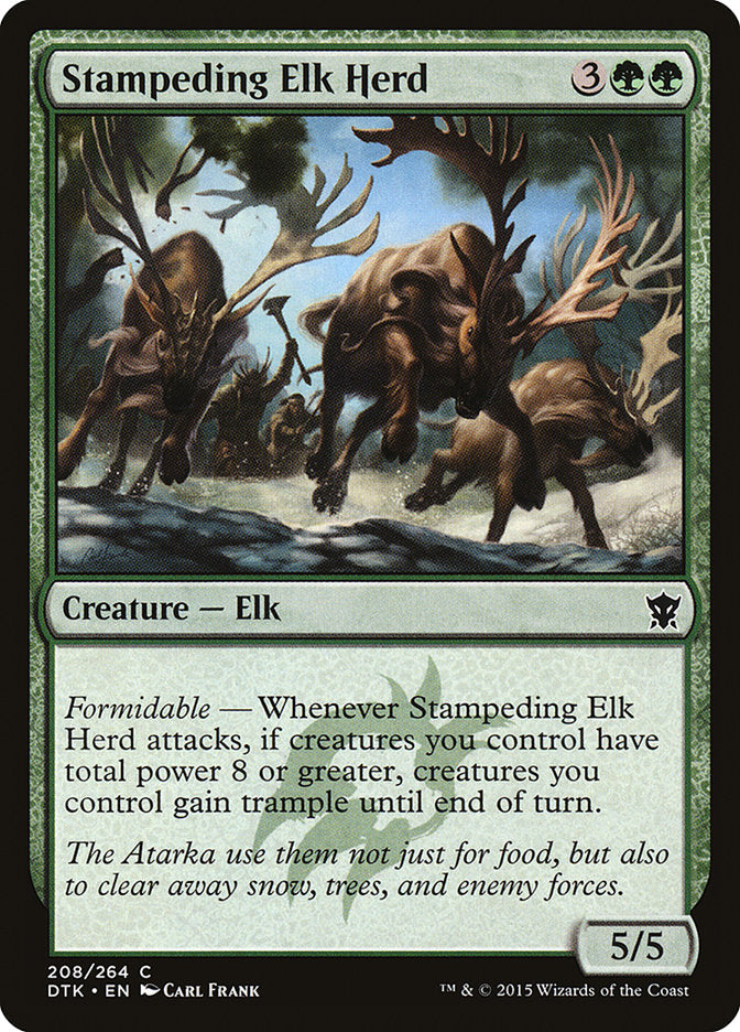 Stampeding Elk Herd [Dragons of Tarkir] | Pandora's Boox