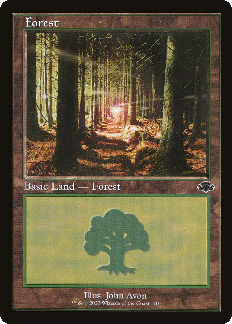 Forest (410) (Retro) [Dominaria Remastered] | Pandora's Boox