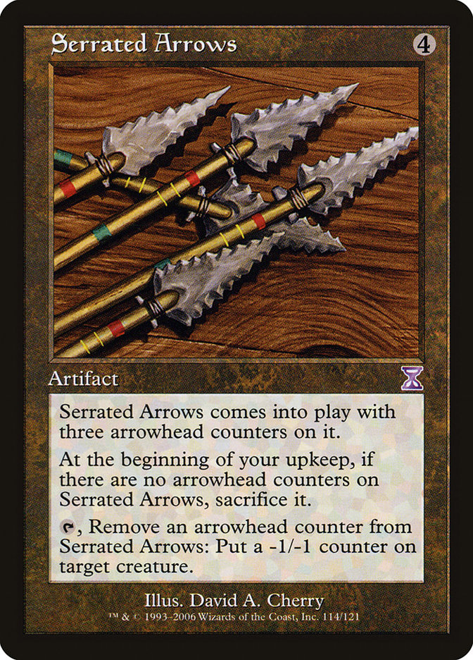 Serrated Arrows [Time Spiral Timeshifted] | Pandora's Boox
