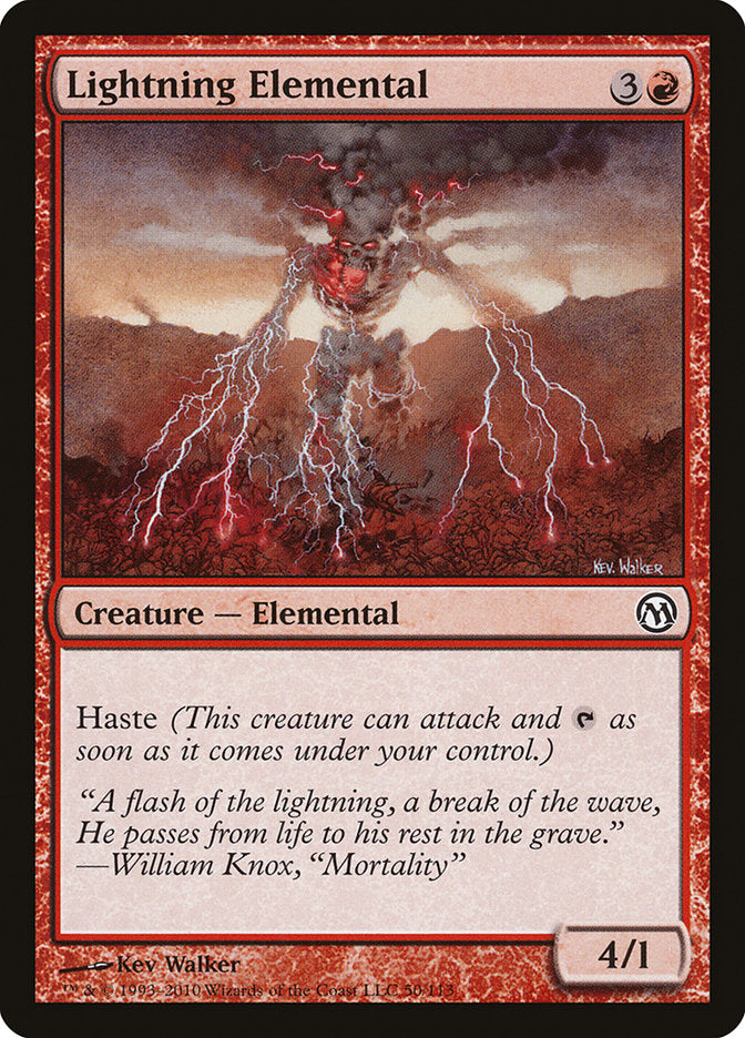 Lightning Elemental [Duels of the Planeswalkers] | Pandora's Boox