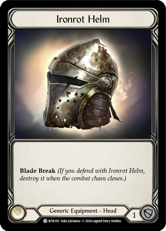 Ironrot Helm [WTR155] Unlimited Edition Rainbow Foil
