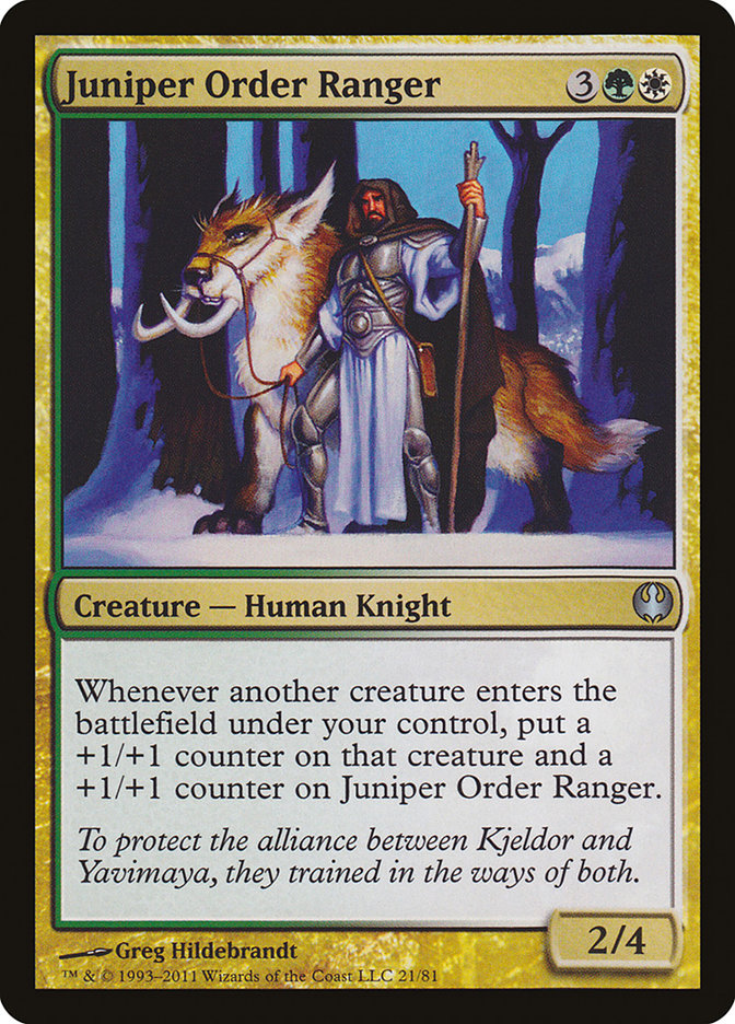 Juniper Order Ranger [Duel Decks: Knights vs. Dragons] | Pandora's Boox