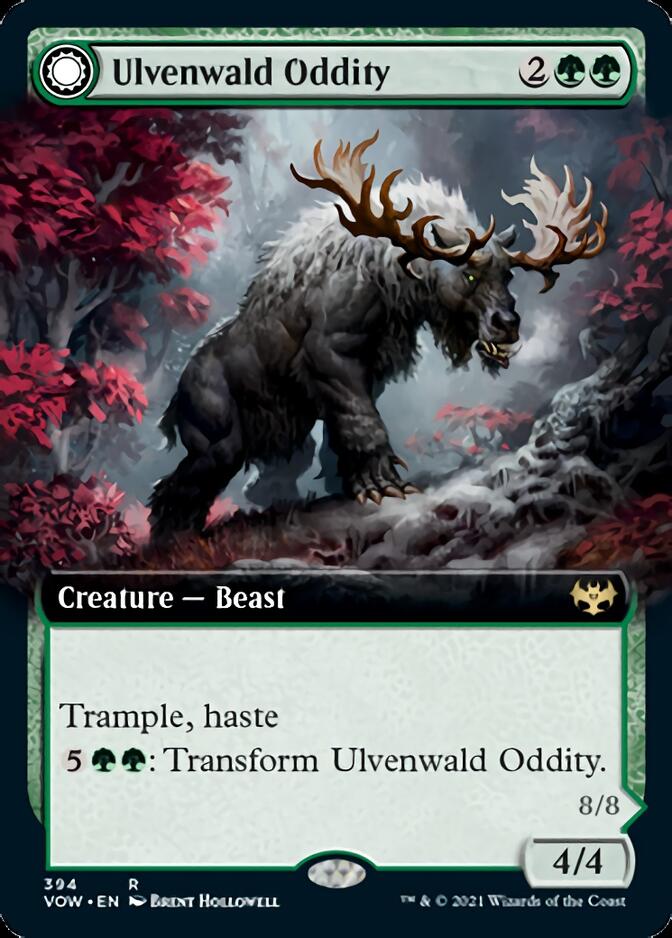 Ulvenwald Oddity // Ulvenwald Behemoth (Extended Art) [Innistrad: Crimson Vow] | Pandora's Boox