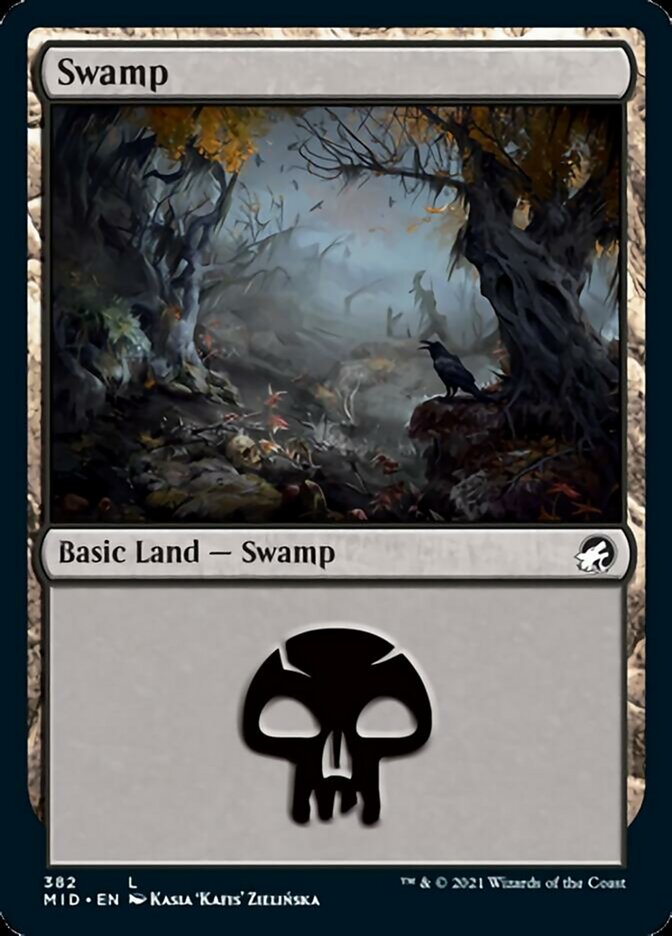 Swamp (382) [Innistrad: Midnight Hunt] | Pandora's Boox