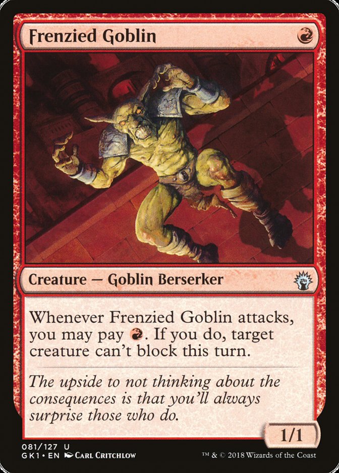 Frenzied Goblin [Guilds of Ravnica Guild Kit] | Pandora's Boox