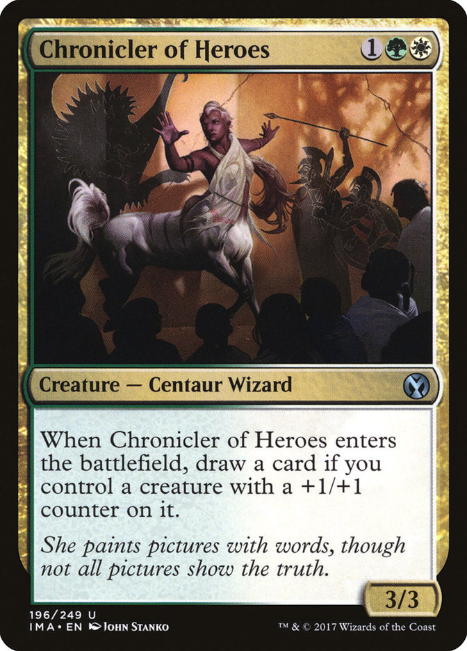Chronicler of Heroes [Iconic Masters] | Pandora's Boox
