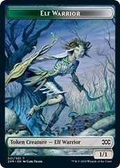 Elf Warrior // Germ Double-Sided Token [Double Masters Tokens] | Pandora's Boox
