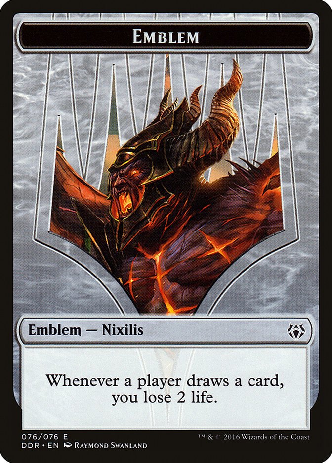 Ob Nixilis Reignited Emblem [Duel Decks: Nissa vs. Ob Nixilis] | Pandora's Boox