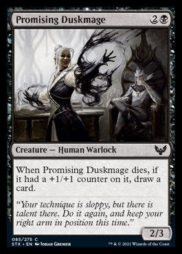 Promising Duskmage [Strixhaven: School of Mages] | Pandora's Boox