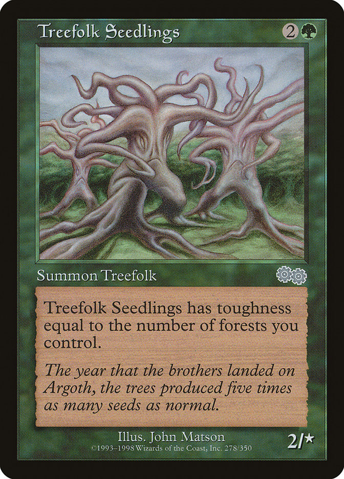 Treefolk Seedlings [Urza's Saga] | Pandora's Boox