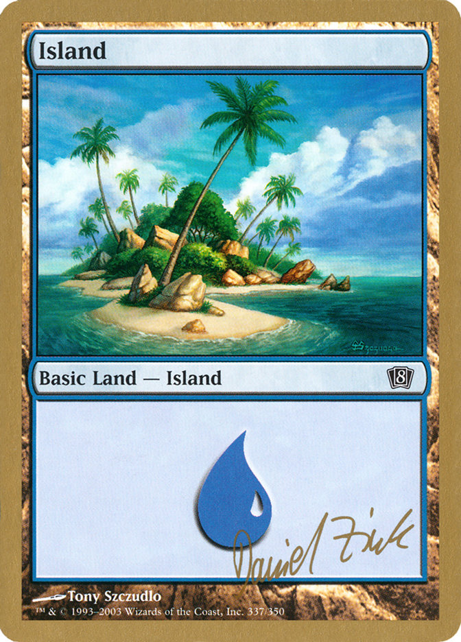Island (dz337) (Daniel Zink) [World Championship Decks 2003] | Pandora's Boox