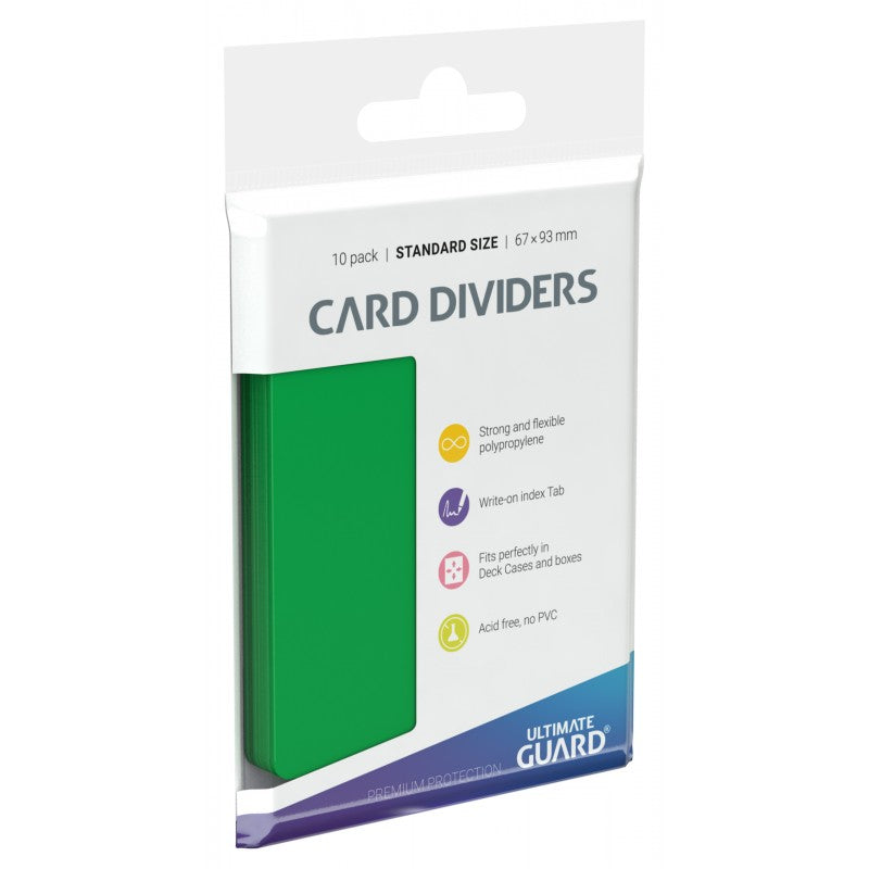 Ultimate Guard Card Dividers: Green | Pandora's Boox