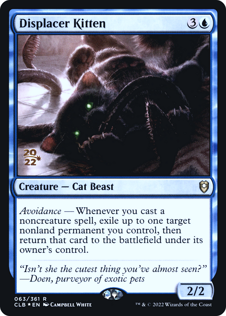 Displacer Kitten (Promo Pack) [The Lost Caverns of Ixalan Promos] | Pandora's Boox