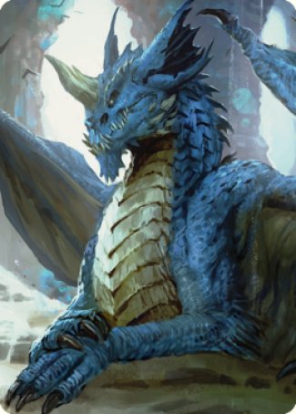 Young Blue Dragon Art Card [Commander Legends: Battle for Baldur's Gate Art Series] | Pandora's Boox