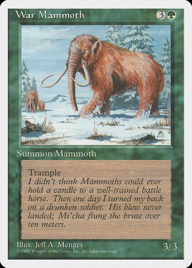War Mammoth [Fourth Edition] | Pandora's Boox
