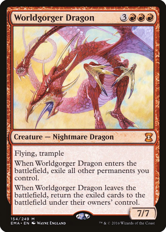 Worldgorger Dragon [Eternal Masters] | Pandora's Boox