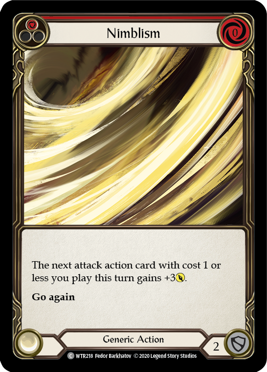 Nimblism (Red) [WTR218] Unlimited Edition Rainbow Foil