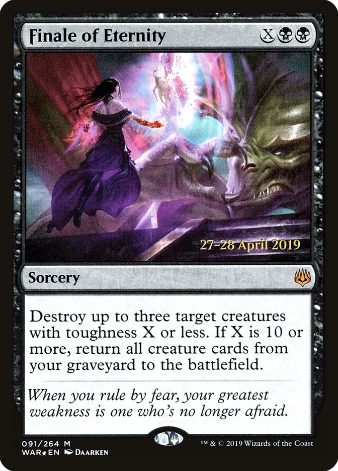 Finale of Eternity [War of the Spark Prerelease Promos] | Pandora's Boox