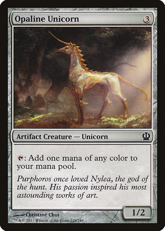 Opaline Unicorn [Theros] | Pandora's Boox