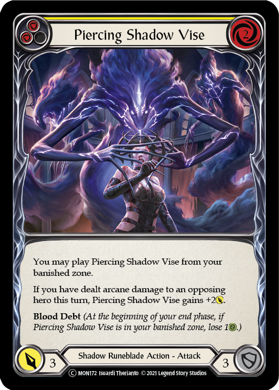 Piercing Shadow Vise (Yellow) [U-MON172] Unlimited Edition Normal