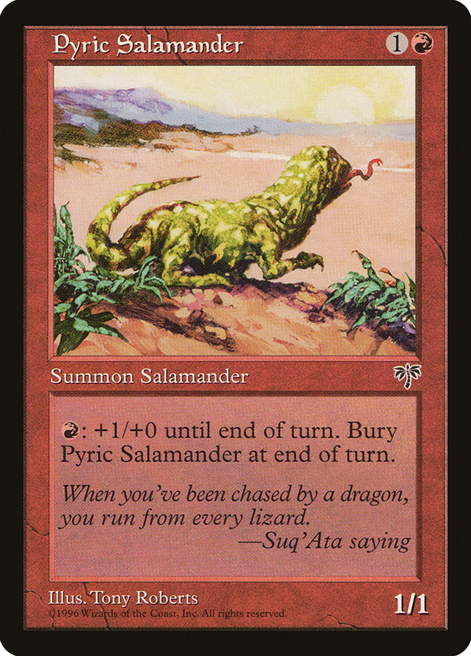 Pyric Salamander [Mirage] | Pandora's Boox