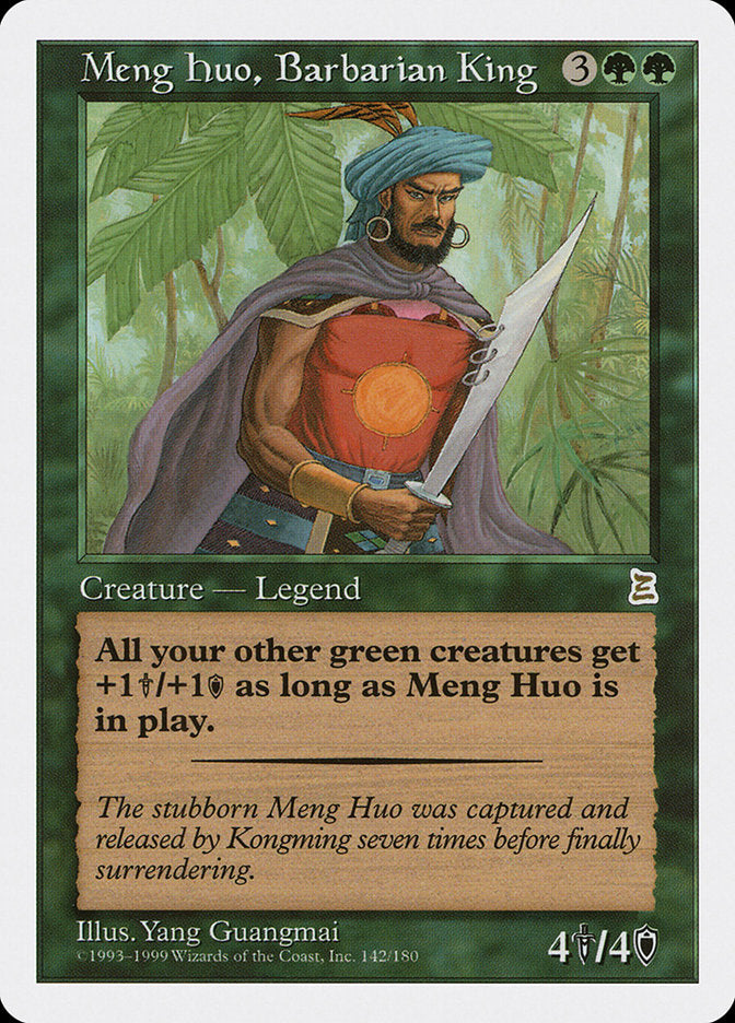 Meng Huo, Barbarian King [Portal Three Kingdoms] | Pandora's Boox