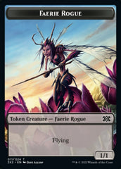 Faerie Rogue // Monk Double-Sided Token [Double Masters 2022 Tokens] | Pandora's Boox