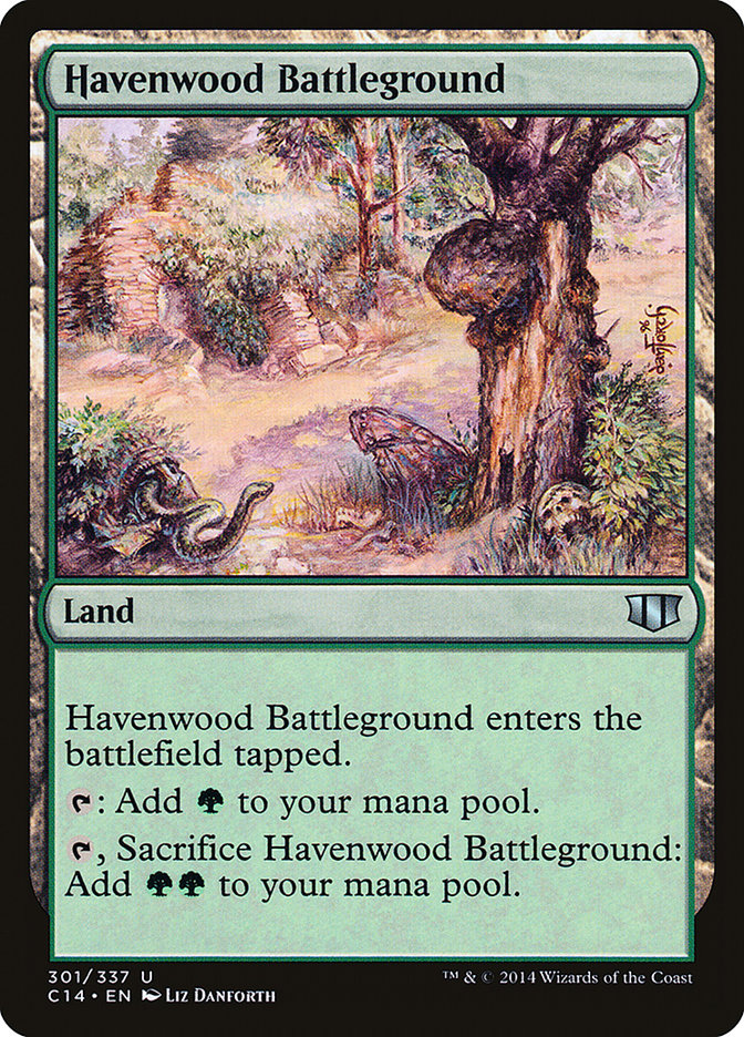 Havenwood Battleground [Commander 2014] | Pandora's Boox