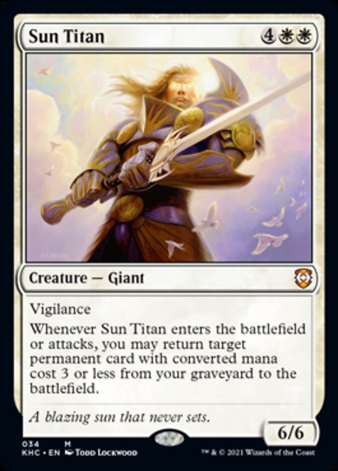 Sun Titan [Kaldheim Commander] | Pandora's Boox