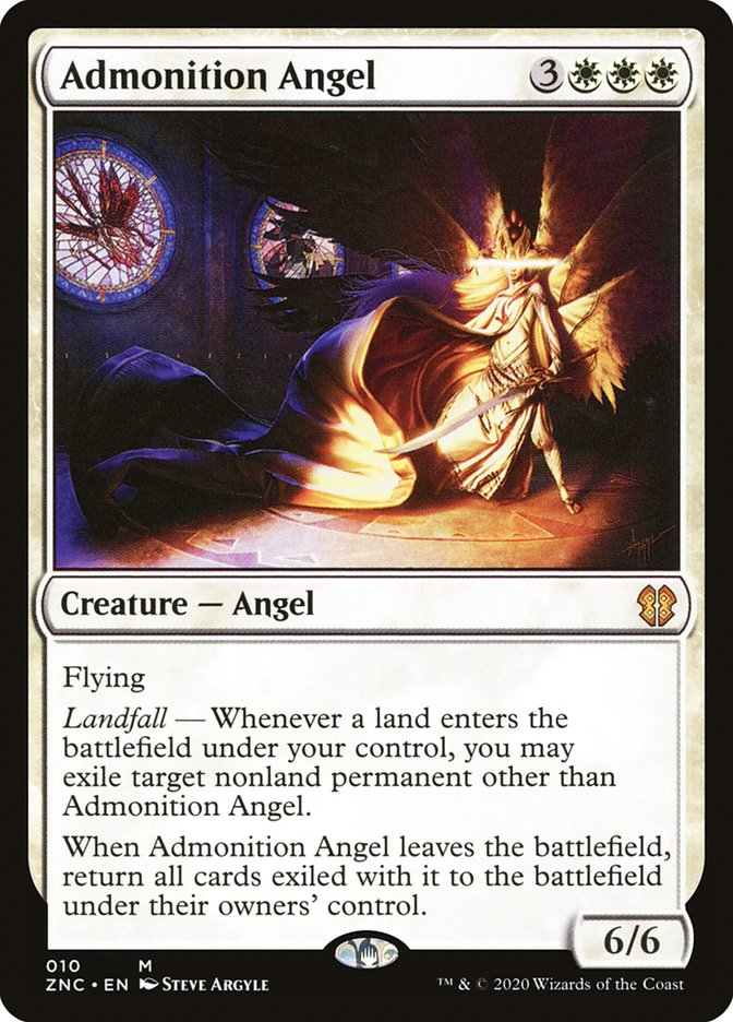 Admonition Angel [Zendikar Rising Commander] | Pandora's Boox