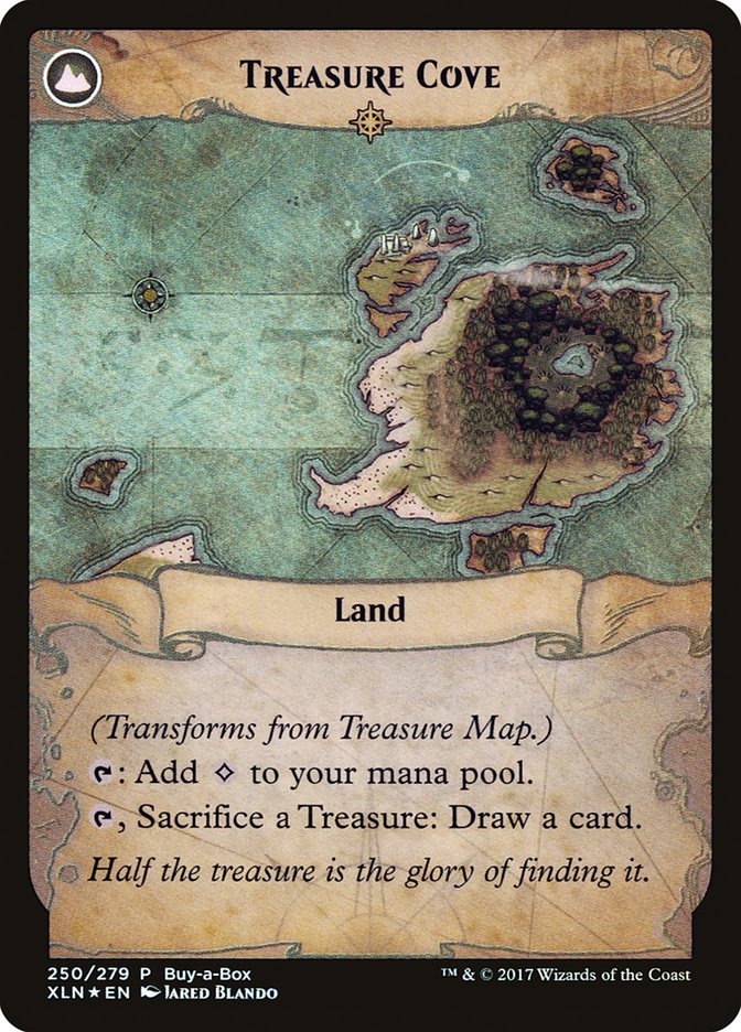 Treasure Map // Treasure Cove (Buy-A-Box) [Ixalan Treasure Chest] | Pandora's Boox