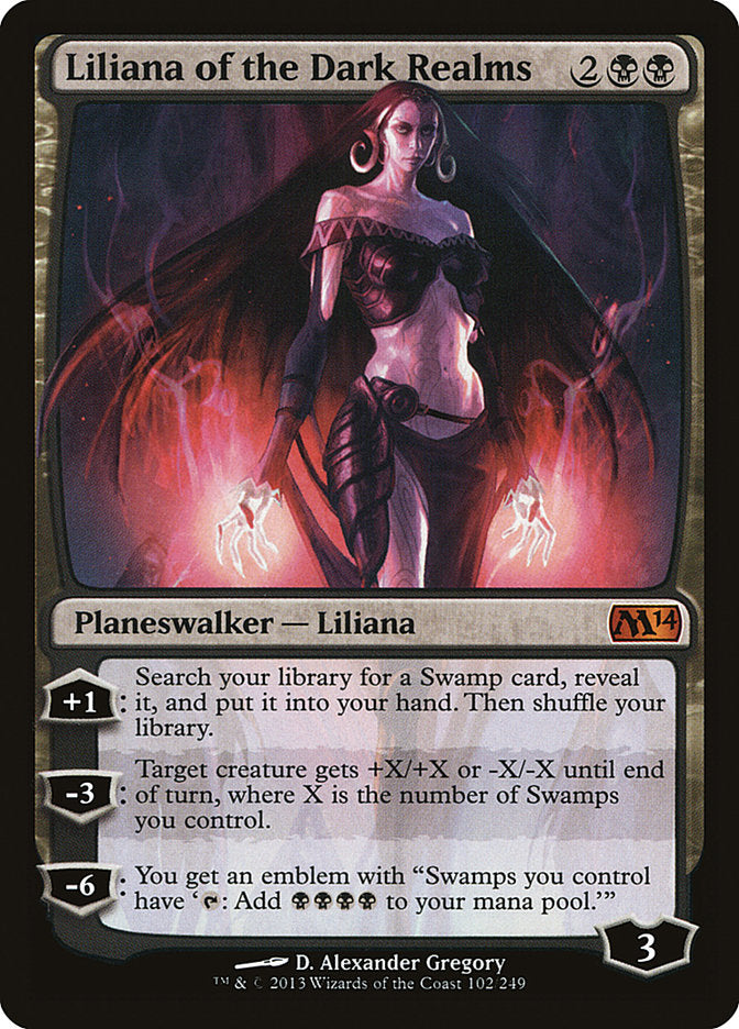Liliana of the Dark Realms [Magic 2014] | Pandora's Boox