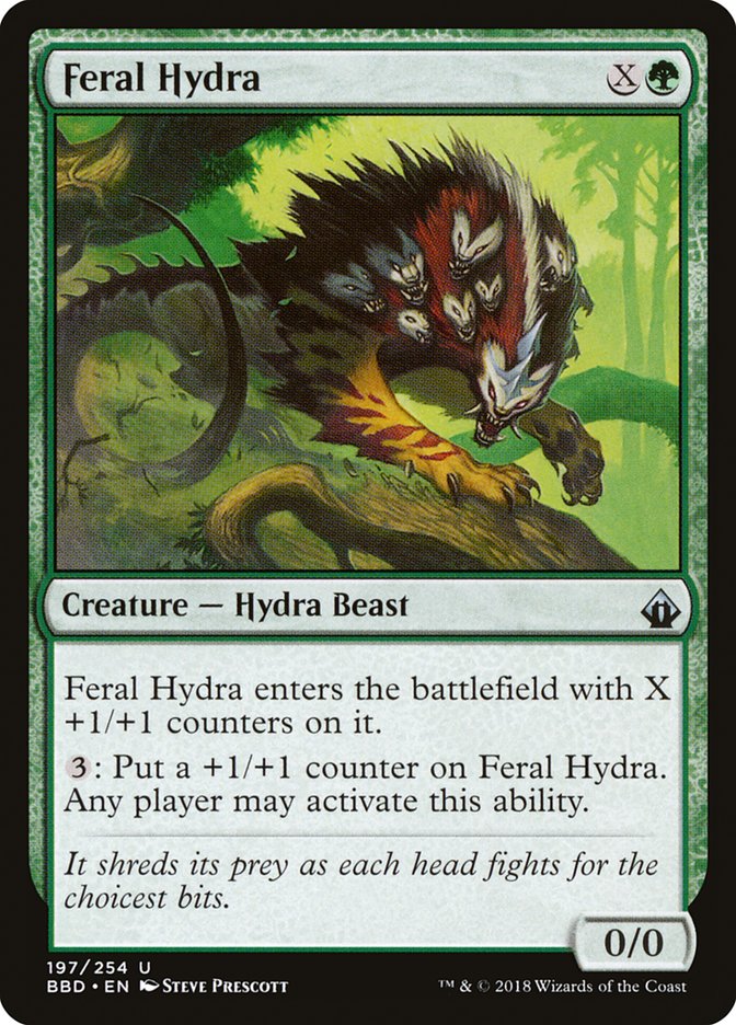Feral Hydra [Battlebond] | Pandora's Boox