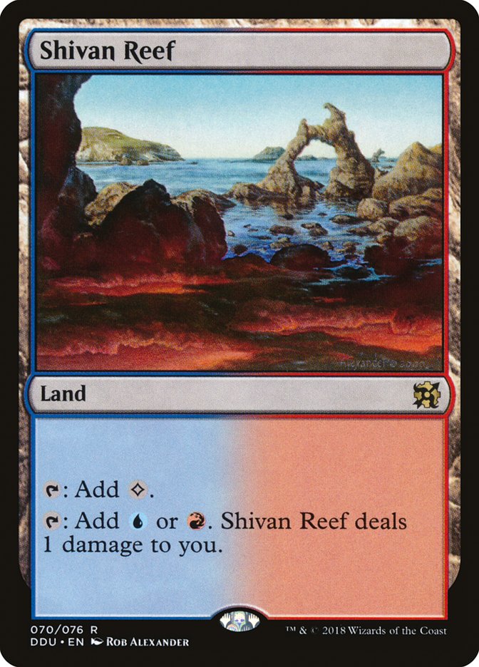 Shivan Reef [Duel Decks: Elves vs. Inventors] | Pandora's Boox