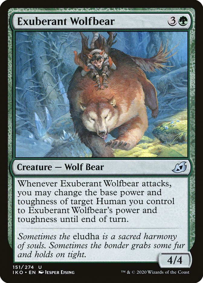 Exuberant Wolfbear [Ikoria: Lair of Behemoths] | Pandora's Boox