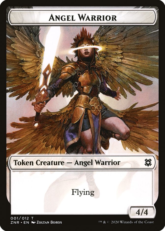 Angel Warrior Token [Zendikar Rising Tokens] | Pandora's Boox