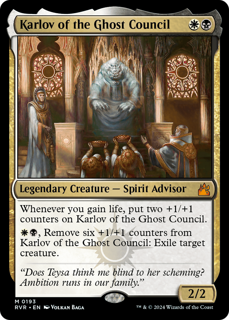 Karlov of the Ghost Council [Ravnica Remastered] | Pandora's Boox