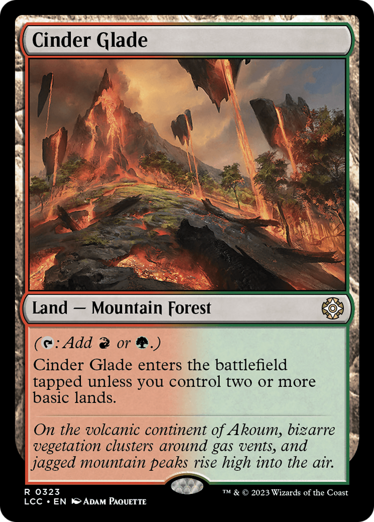 Cinder Glade [The Lost Caverns of Ixalan Commander] | Pandora's Boox