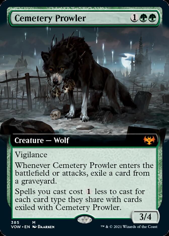 Cemetery Prowler (Extended Art) [Innistrad: Crimson Vow] | Pandora's Boox