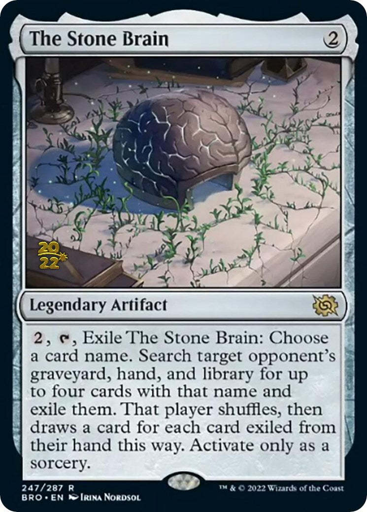 The Stone Brain [The Brothers' War Prerelease Promos] | Pandora's Boox