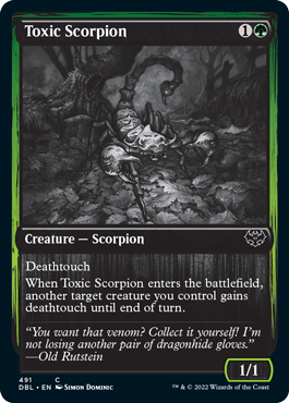 Toxic Scorpion [Innistrad: Double Feature] | Pandora's Boox